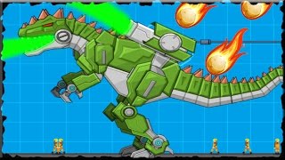 Robot Dinosaur War Giganotosaurus Full Game Walkthrough All Levels [upl. by Anuahsar435]