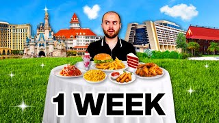 Eating at Every Disney World Hotel In 1 Week 900 at 21 Resorts [upl. by Corell]