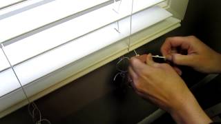 How to shorten Faux blinds [upl. by Dillie]