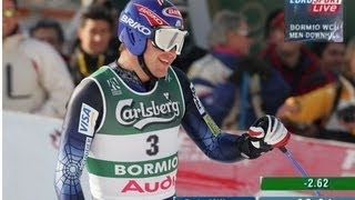 Bode Miller  Downhill Bormio 2005 Gold Medal World Championship [upl. by Nivrem]