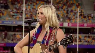 Sara Berki  Take Me Home Country Roads Cover Live at the Gabba Brisbane March 2024 [upl. by Goodyear]