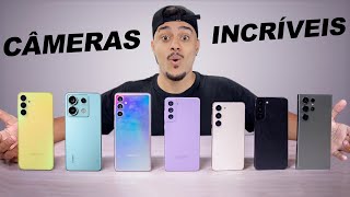 TOP 7 Celulares BARATOS com CÂMERAS INCRÍVEIS e que RODA TUDO 2024 [upl. by Lainahtan]