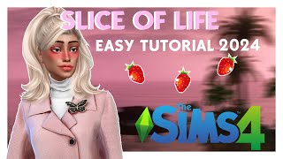 HOW TO INSTALL SLICE OF LIFE SIMS 4 IN UNDER 5 MINUTES 2024 [upl. by Piselli]