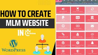 Create Multi Level Marketing Website  MLM  with WordPress [upl. by Heurlin293]