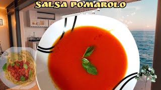 Salsa Pomarola como hacer salsa POMAROLOsalsa de tomate fácil y rápido [upl. by Laehcor]