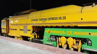 Indian Railway Machines For Track Maintenance  Dynamic Tamping Express 093X  Kirnahar Birbhum [upl. by Riancho]