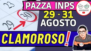 CLAMOROSO ⚠️ 29 AGOSTO DOPPIA SORPRESA INPS PAGA e CAMBIA DATE ⚡️ AUU TRIS BONUS EMERGENZA SETTEMBRE [upl. by Bilbe]