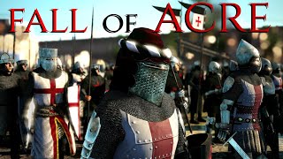 THE LAST OF THE CRUSADERS THE FALL OF ACRE 1291 AD  20K UNITS MEDIEVAL KINGDOMS 1212 AD MOD [upl. by Naaitsirhc]