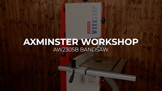 Set up guide for Axminster Workshop AW2305B Bandsaw 230V [upl. by Kohsa878]