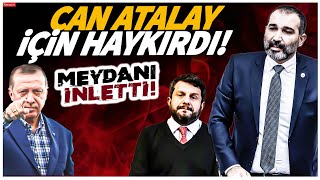 Barış Ataydan meydanı inleten olay konuşma Can Atalay için haykırdı [upl. by Fay289]