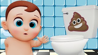 Potty Training 🚽💩 Poo Poo Potty Song  3D Nursery Rhymes And Kids Songs By meekosfamily [upl. by Ailgna]