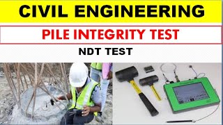 Pile Integrity Test NDT Test Pile Test [upl. by Aytnahs89]