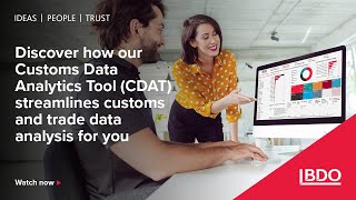 Customs Data Analytics Tool CDAT [upl. by Petulia305]