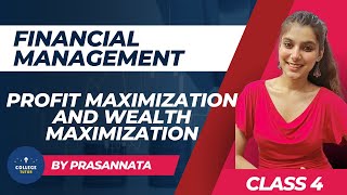 Profit maximization and Wealth maximization  Financial Management  Class 4 [upl. by Lezlie276]