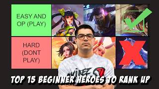 15 Easy Heroes to Climb Ranks  Honor of Kings [upl. by Nileek]