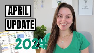 April 2024 Finance Update  Spending Net Worth Goal Updates [upl. by Eidnak]