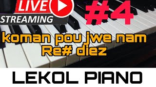 Lekol Piano está en vivo Vin aprann koman pou jwe nan Re diez [upl. by Leilani]