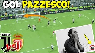 IL GOL PIU BELLO MAI FATTO JUVENTUSMONACO PES 2017 ITA [upl. by Retlaw]