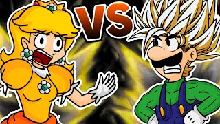 Super Saiyan Luigi VS Super Saiyan Daisy [upl. by Nemra]