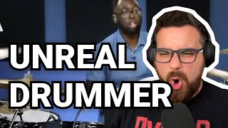 Drummer gobsmacked by LARNELL LEWIS ENTER SANDMAN drum cover [upl. by Mani]