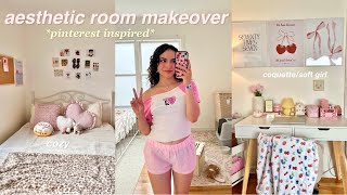 AESTHETIC ROOM MAKEOVER ⭐️ pinterest inspired [upl. by Philander]