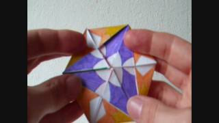 papercraft  flexagon  tetradodecaflexagon  dutchpapergirl [upl. by Aromas831]