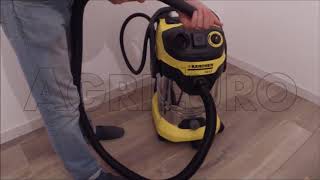 Aspirateur eau et poussière souffleur Karcher WD 6 P Premium  en démonstration [upl. by Acisej]