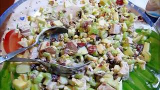 Classic Waldorf Salad Recipe Made Healthier [upl. by Artimed]