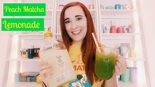 How to Make DAVIDSteas Peach Matcha Lemonade [upl. by Domini]