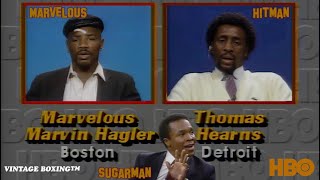 Marvelous Marvin Hagler vs Thomas Hearns HBO Replay 1080p 60fps [upl. by Benge]