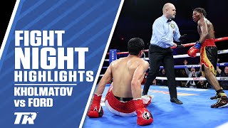 INSTANT CLASSIC Raymond Ford Stops Otabek Kholmatov In Final Seconds  FIGHT HIGHLIGHTS [upl. by Ingram]