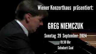 Wiener Konzerthaus  Greg NiemczukMusikalische Reise durch das Leben von Frédéric Chopin29092024 [upl. by Flam]