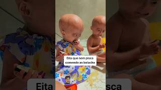 Elis e Eloa Comendo Bolachasports funnyface funny boxingevent [upl. by Ayardna]