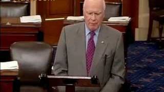 WIRETAPPING LAW FISA Sen Patrick Leahy [upl. by Leahpar]