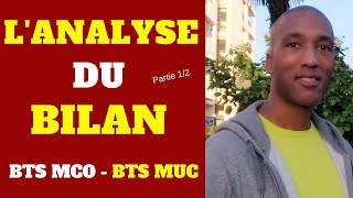 BTS MCO  BTS MUC  GESTION  LANALYSE DU BILAN  Partie 12 [upl. by Annala326]