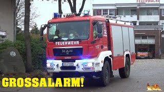 Brand in ehem ENDOKlinik Wintermoor Vollalarm Feuerwehr Schneverdingen Echteinsatz [upl. by Nickles]