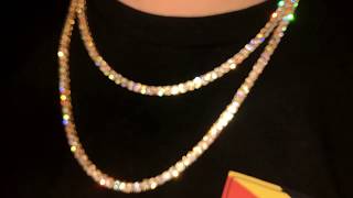 4mm Gold Tennis Chain [upl. by Adnak]