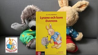 Lyssna och kom överens  Tio små kompisböcker  Kanin o Igelkott  Barnkonventionen Förskola  Barn [upl. by Joanie961]