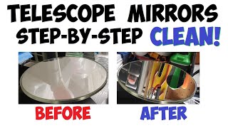 How To Clean A Telescope Mirror The Step By Step Guide  8quot Reflector Telescope  by Reflactor [upl. by Burhans997]