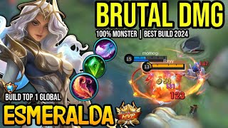 ESMERALDA BEST BUILD 2024  BUILD TOP GLOBAL ESMERALDA GAMEPLAY  MOBILE LEGENDS✓ [upl. by Eslehc]