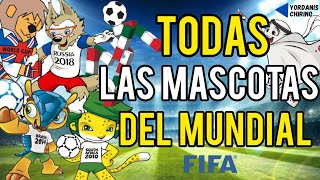 Las MASCOTAS de los MUNDIALES de FÚTBOL 1966  2022 ⚽​⚽​⚽​ [upl. by Jabin699]