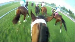 Paco Lopez Jockey Cam Ride the Race with EquiSight at Gulfstream in HD [upl. by Udele]