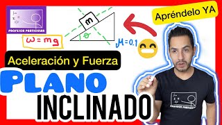 ✅PLANO INCLINADO con ROZAMIENTO  𝙀𝙡 𝙨𝙚𝙘𝙧𝙚𝙩𝙤 𝙥𝙖𝙧𝙖 𝙖𝙣𝙖𝙡𝙞𝙯𝙖𝙧𝙡𝙤 😎​🫵​💯​ Física Estática [upl. by Paton]