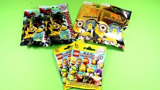 Blind Bags Lego Simpsons Minifigures Minions Transformers SURPRISE UNBOXING 048 [upl. by Marnie]