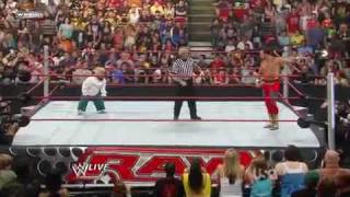 YouTube Hornswoggle vs Chavo Guerrero WWE RAW HQmp4 [upl. by Nylecoj]