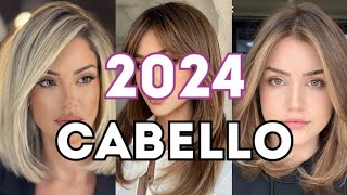 50 CORTES de CABELLO 2024 ✂️ TENDENCIAS CABELLO mujer [upl. by Sidon]