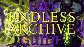 Endless Archive  Guide  Update 40  ESO  2023 [upl. by Eel]