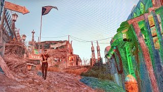 Fallout 4 Coastal Cottage Settlement Build Tour [upl. by Arolf]