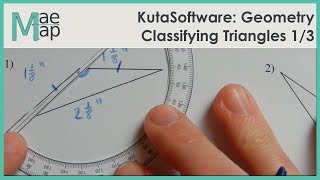 KutaSoftware Geometry Classifying Triangles Part 1 [upl. by Eleazar994]