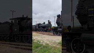 Steamranger Heritage Railway Twin Steam Rx cross at Middleton Railway Station S Aust 281223 [upl. by Yesrej]